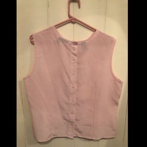 Soft Pink Polka Dot Shirt
